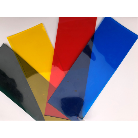 ROLLO DE TIRAS DE PVC DE COLORES TRANSPARENTES