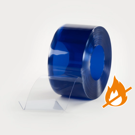 rollo de lamas de pvc ignifugo 15,25,50 m