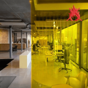 CORTINA DE LAMAS DE PVC IGNÍFUGAS M1-B1 - AZUL,VERDE,ROJO,AMARILLO,OPAL