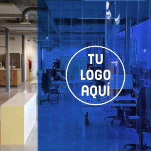 Cortinas de lamas de PVC personalizadas - impresión de logotipo