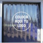 Cortinas de lamas de PVC personalizadas - impresión de logotipo Cortinas de lamas de PVC personalizadas - impresión de logotipo
