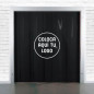Cortinas de lamas de PVC personalizadas - impresión de logotipo Cortinas de lamas de PVC personalizadas - impresión de logotipo