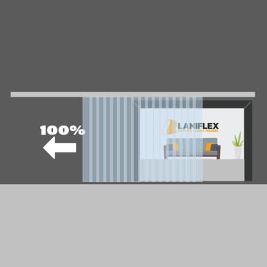 cortinas de lamas-de pvc correderas