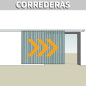 Cortinas de lamas PVC correderas a medida – Sistema Deslizante Profesional